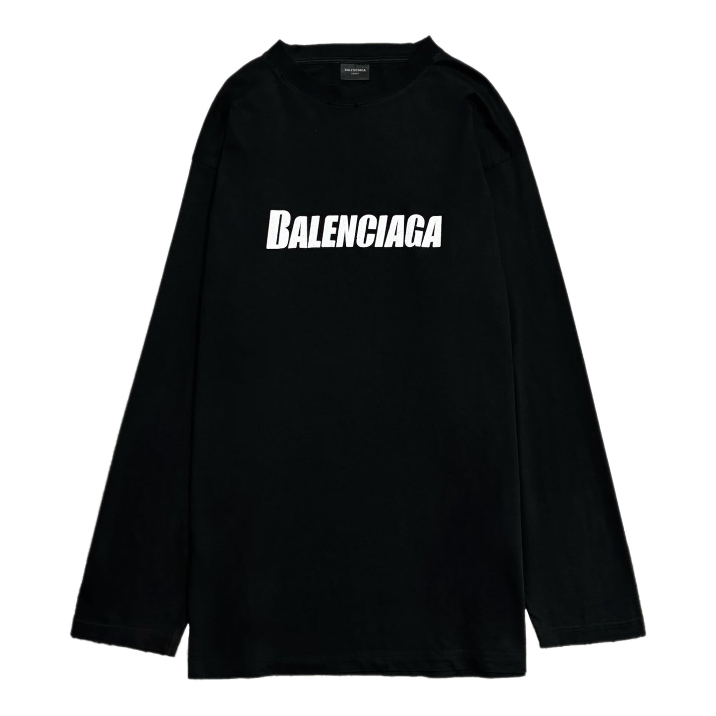 Balenciaga Logo-Print Long Sleeve