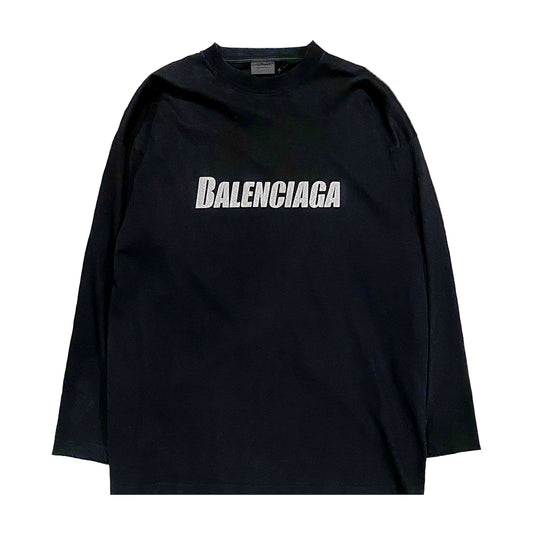 Лонгслів з лого Balenciaga 