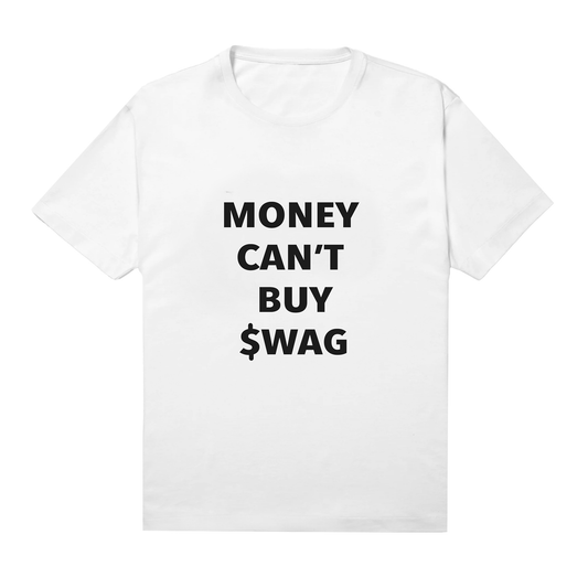 MONEY CAN'T BUY $WAG WHITE TEE