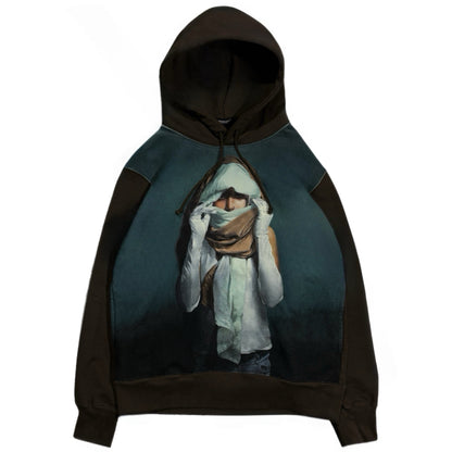 Undercover x Markus Akesson Art-Print Mask Hoodie