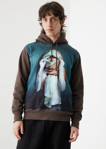 Undercover x Markus Akesson Art-Print Mask Hoodie