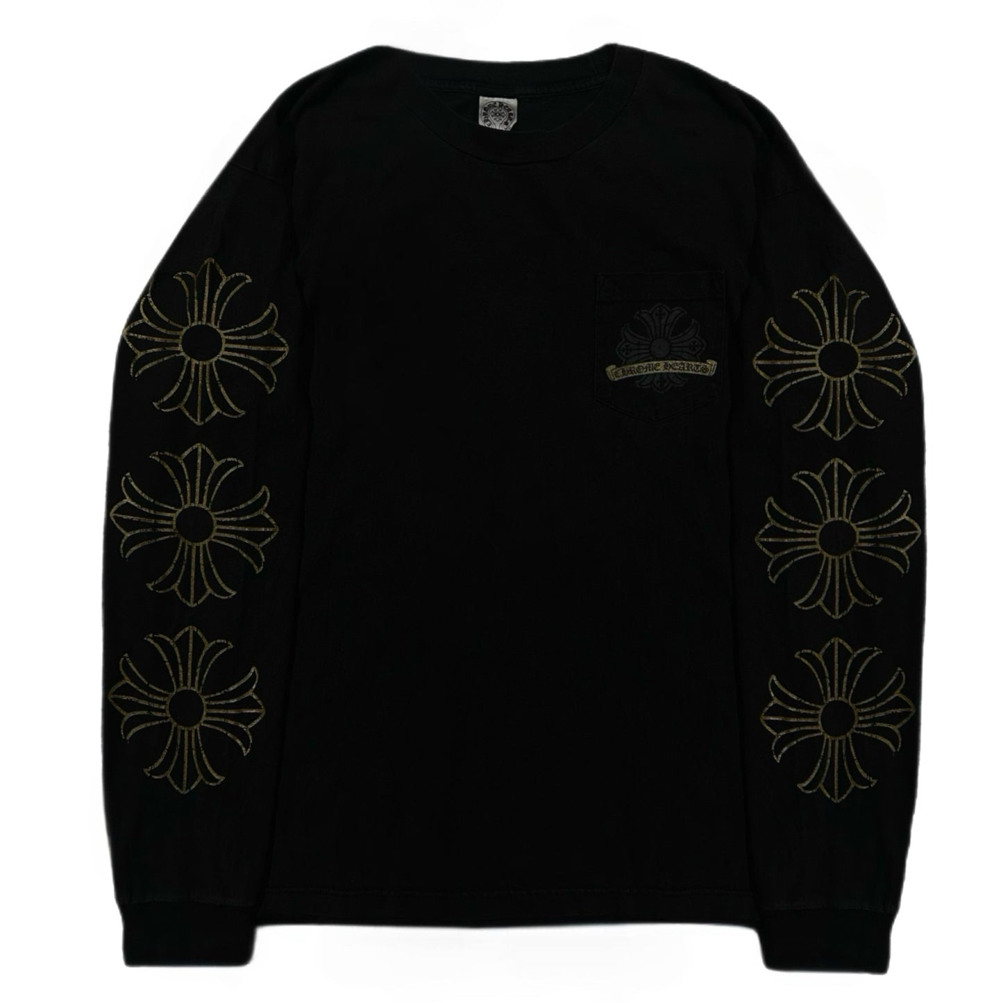 Chrome Hearts 90’s Gold Horseshoe Cross L/S