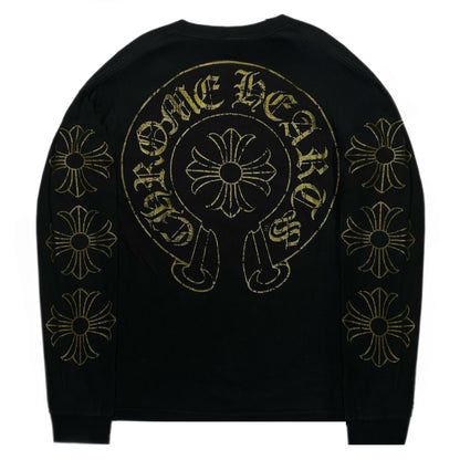 Chrome Hearts 90’s Gold Horseshoe Cross L/S