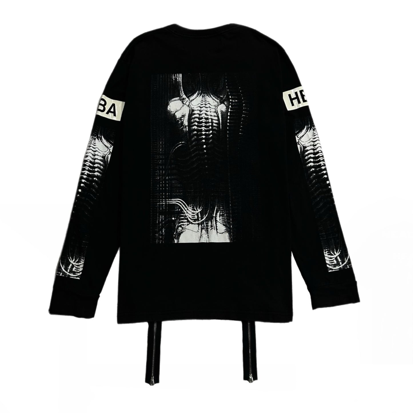 X-RAY SKELETON ZIPPED LONGSLEEVE