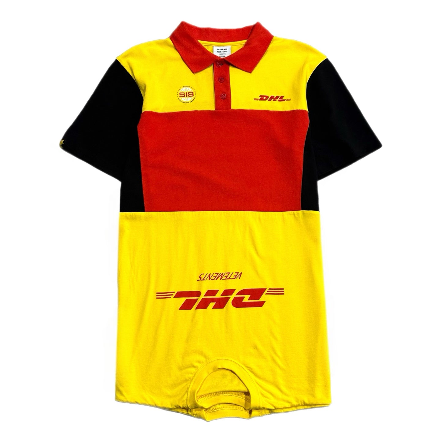 New Vetements x DHL Polo Dress