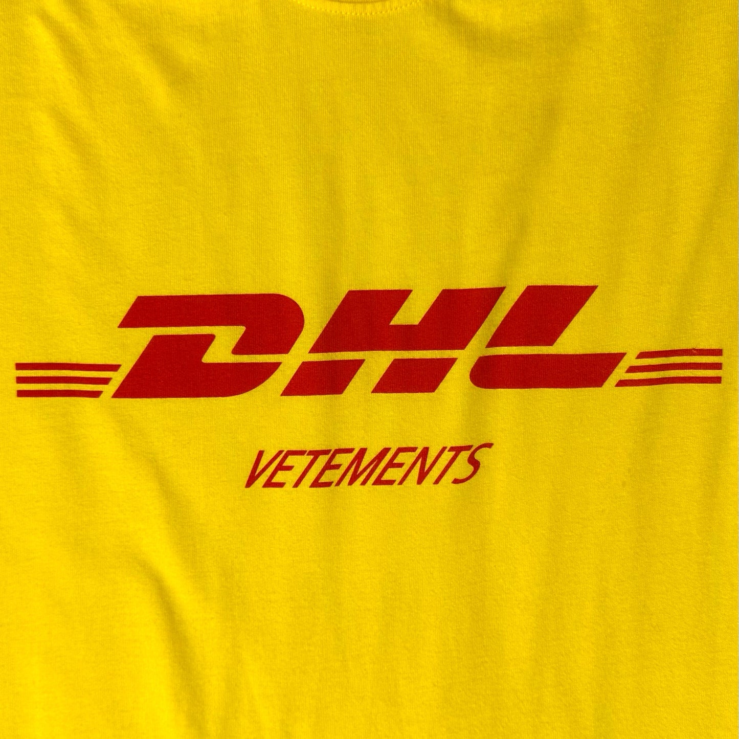 New Vetements x DHL Polo Dress