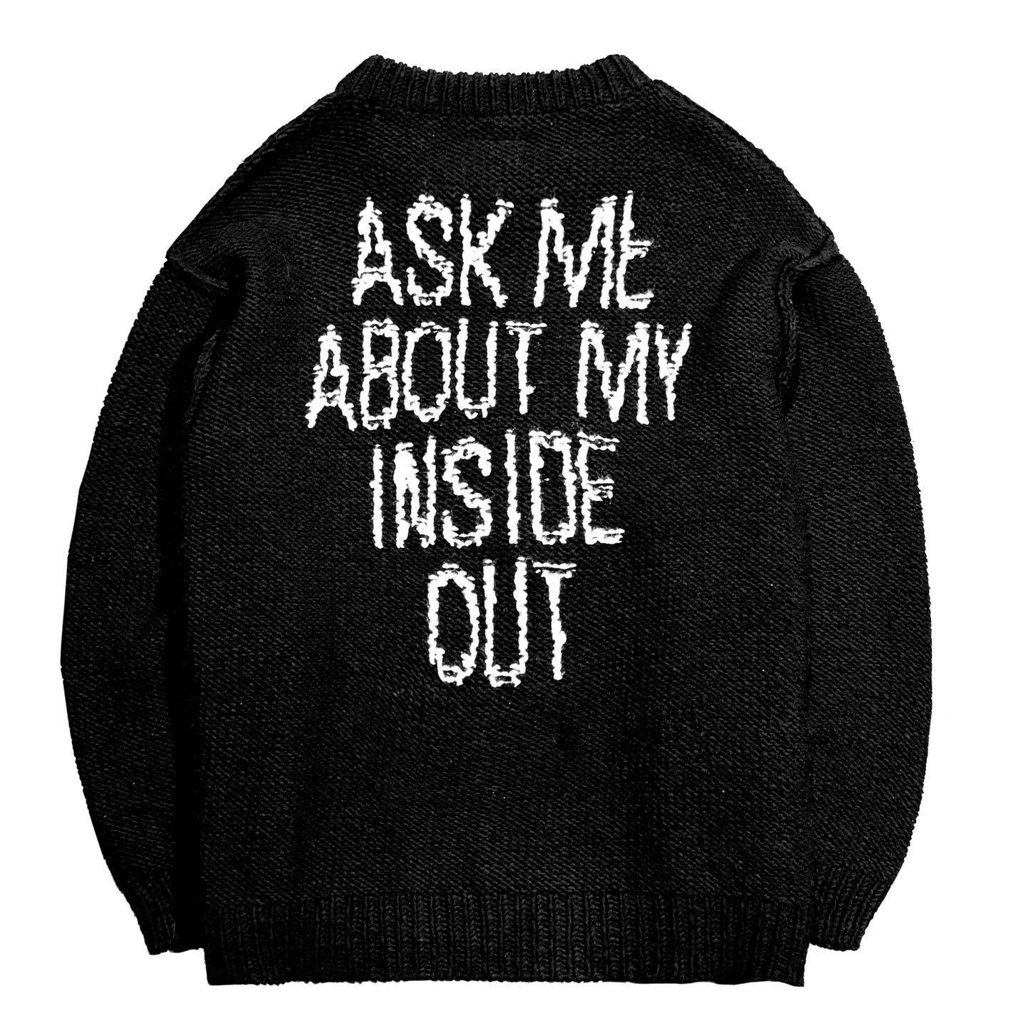 DOUBLET ‘ASK ME ABOUT MY INSIDE OUT’ ZOMBIE HAND-KNIT