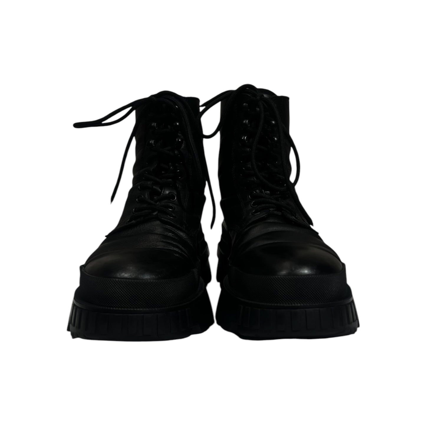 Moncler Combat / Army Leather Boots Limited Edition