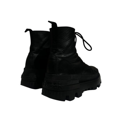 Moncler Combat / Army Leather Boots Limited Edition