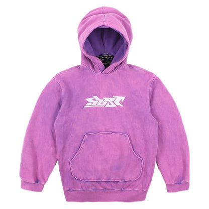 CYBER Washed Hoodie Purple