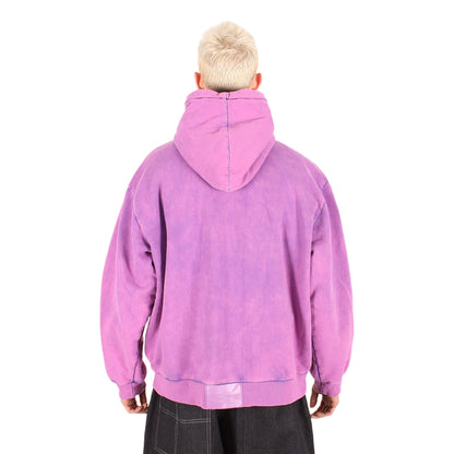 CYBER Washed Hoodie Purple