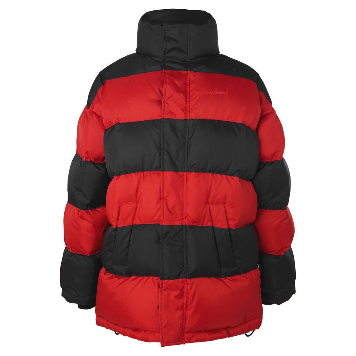 Balenciaga Oversized Striped Quilted Shell Down Jacket