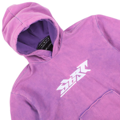 CYBER Washed Hoodie Purple